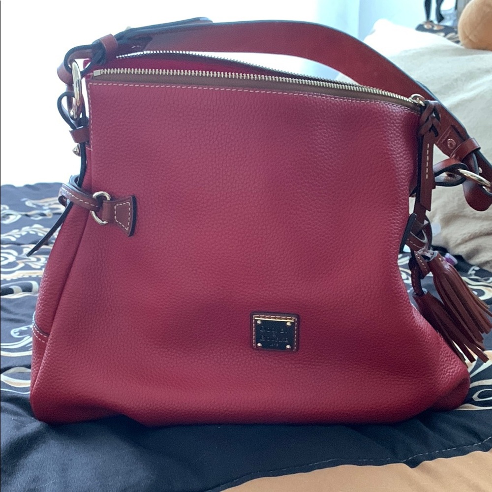Dooney & Bourke Red Leather Shoulder Bag